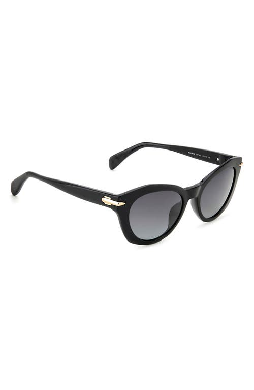 Rag & Bone 53mm Cat Eye Sunglasses In Black