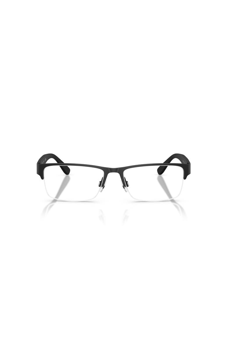 56mm Rectangle optical glasses, Alternate, color, Black