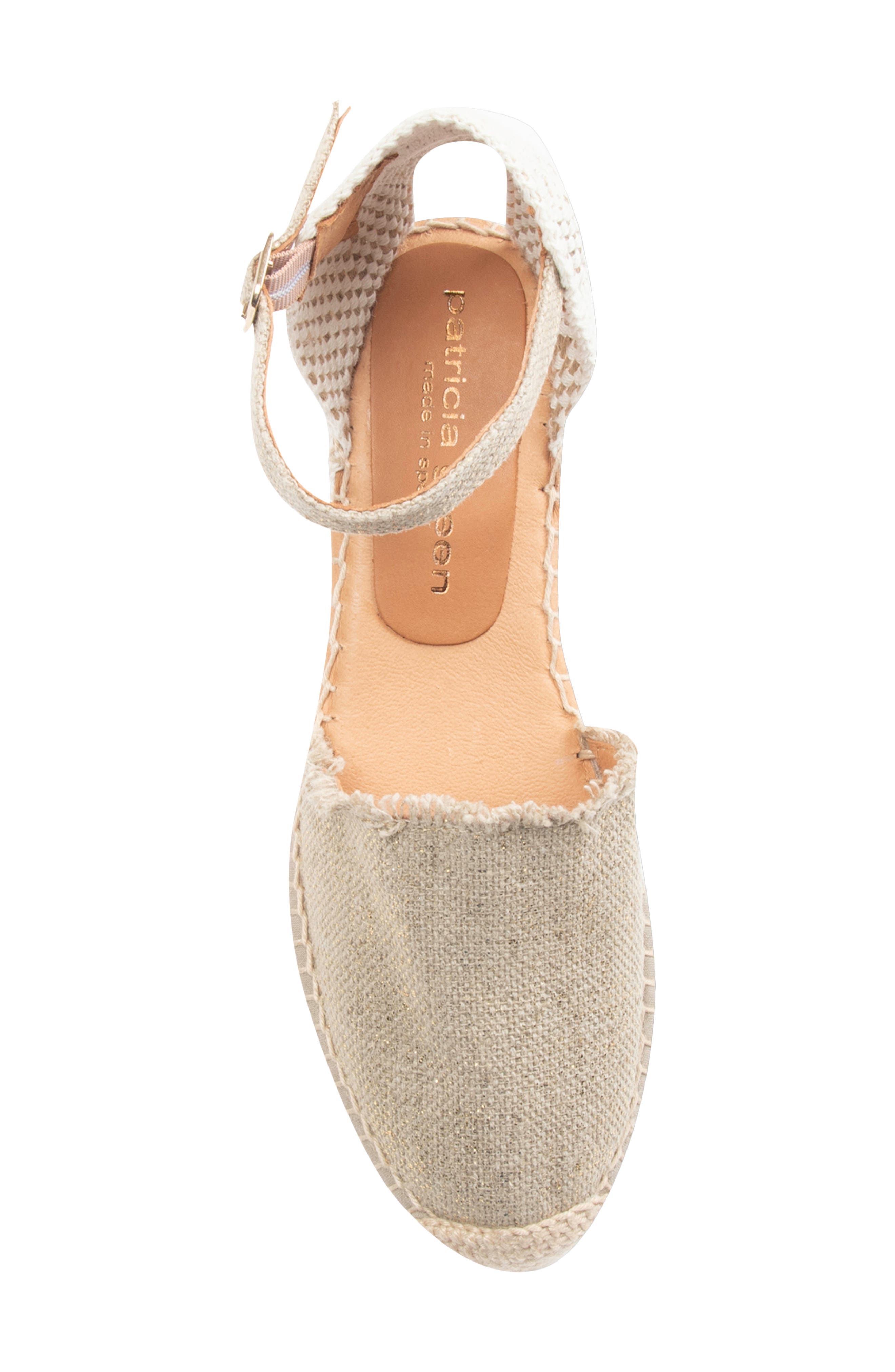 patricia green Sahara Ankle Strap Espadrille Wedge, Alternate, color, 