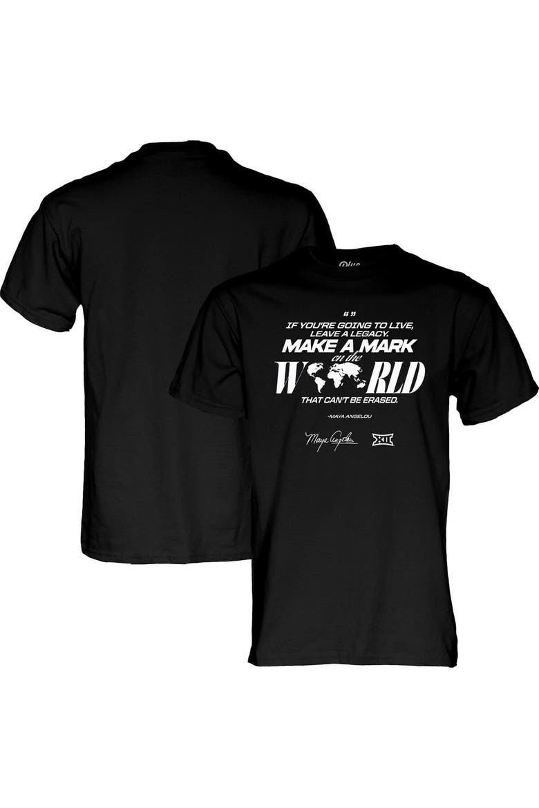 Unisex Blue 84 Black Big 12 Make a Mark 2025 Shooting T-Shirt, Main, color, Black