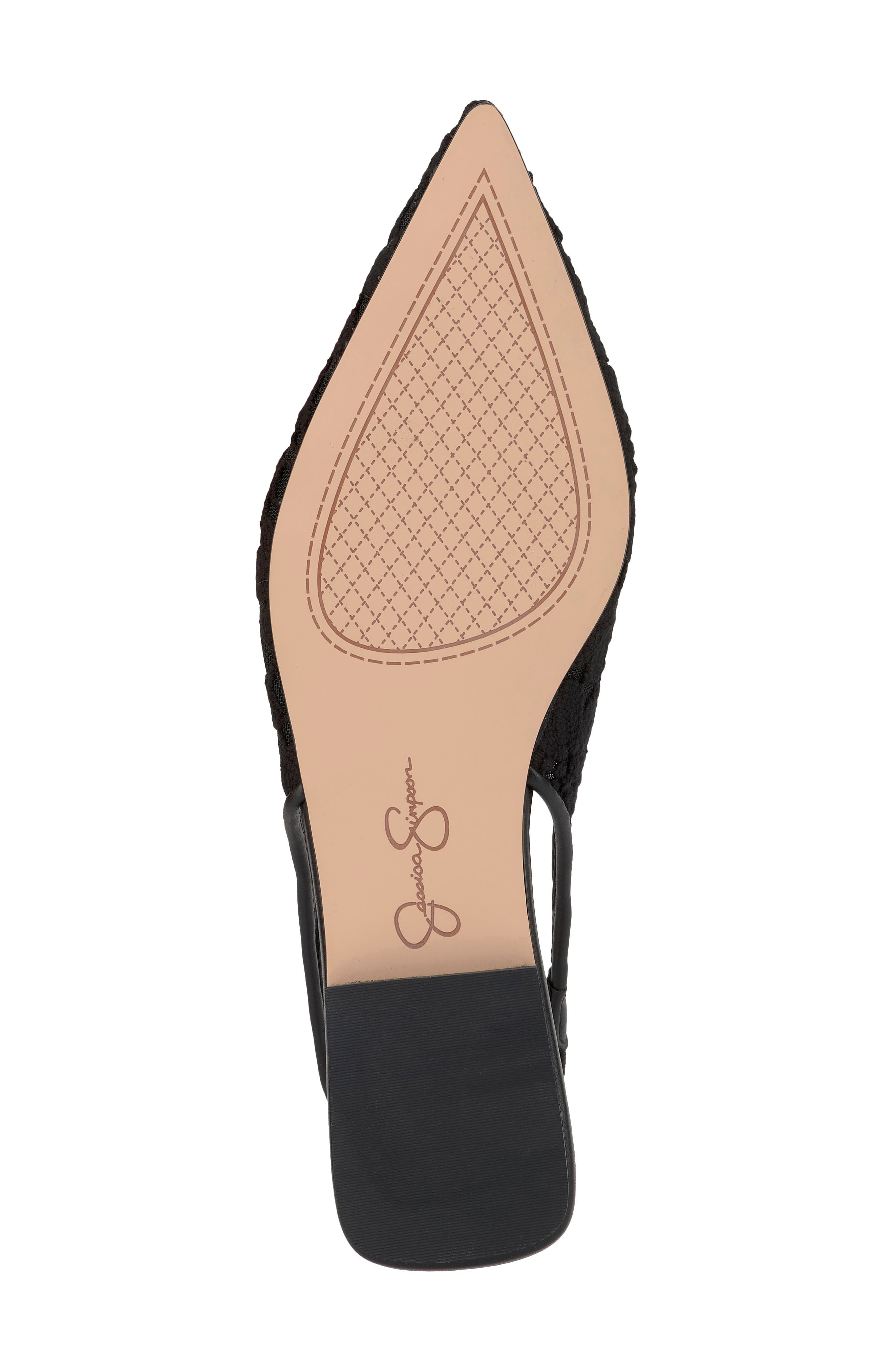 Jessica Simpson Mezzah Slingback Pointed Toe Flat, Alternate, color, 