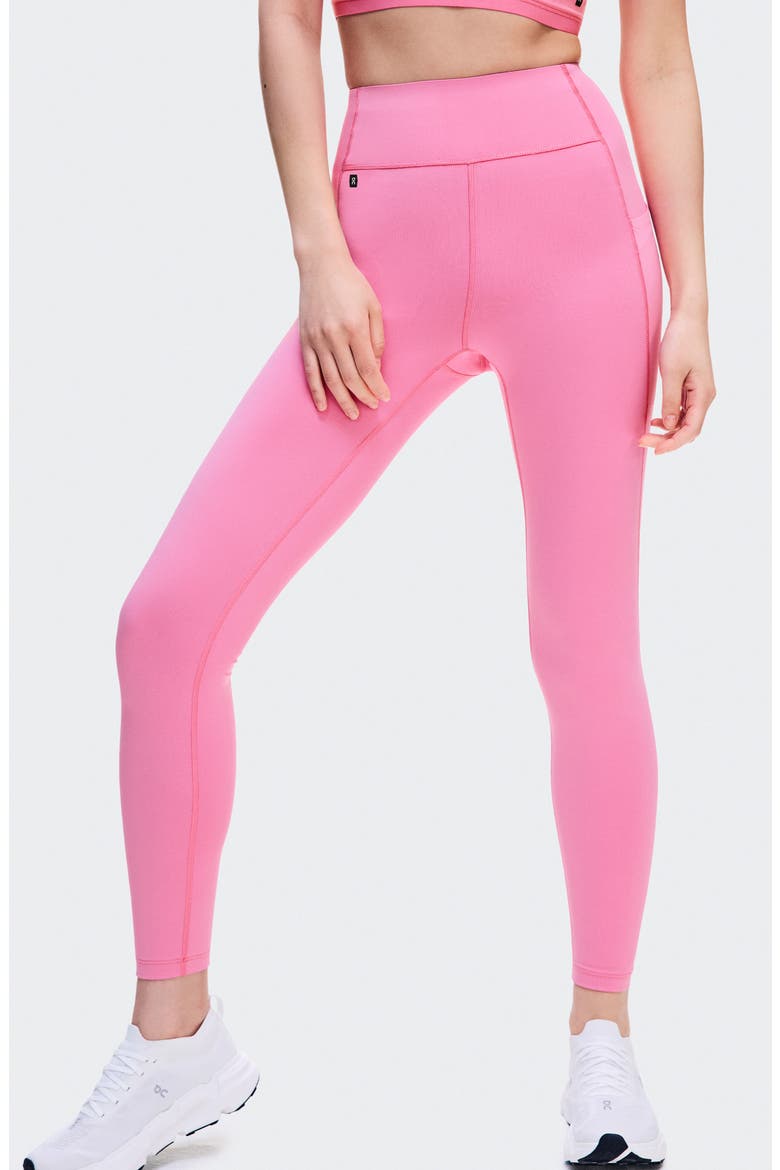 7\/8 Train High Waist Pocket Leggings, Main, color, BUBBLEGUM