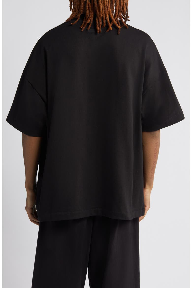 Oversize Logo Graphic T-Shirt, Alternate, color, JET BLACK