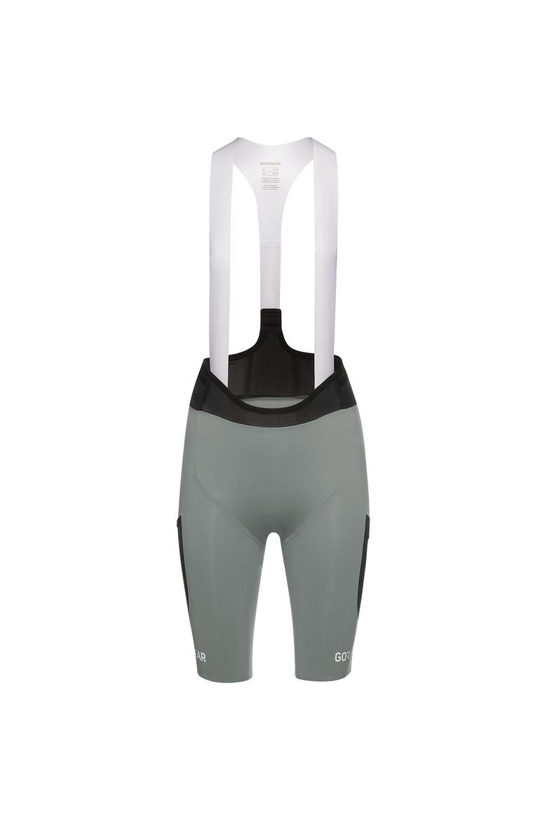 Spinshift Cargo Bib Short+ - Women's, Main, color, Lab Gray