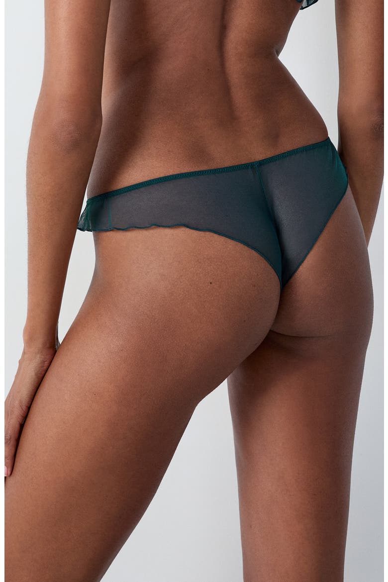 Poesie Tanga Briefs, Alternate, color, PETROL BLUE