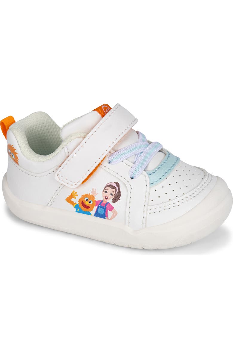 Stride Rite Kids' x Ms. Rachel Where Is Herbie Sneaker, Main, color, White