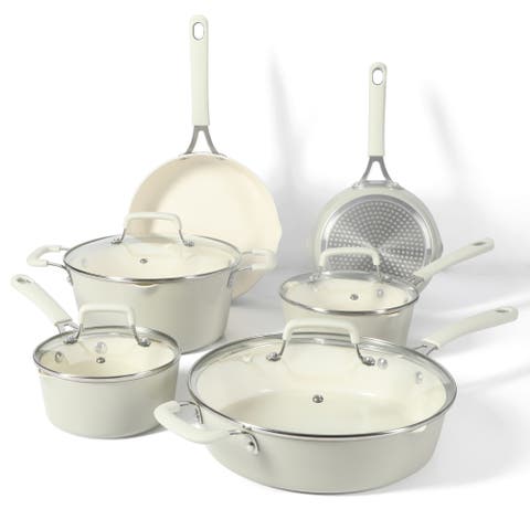 Heathland 10-Piece Ceramic Nonstick Aluminum Cookware Set