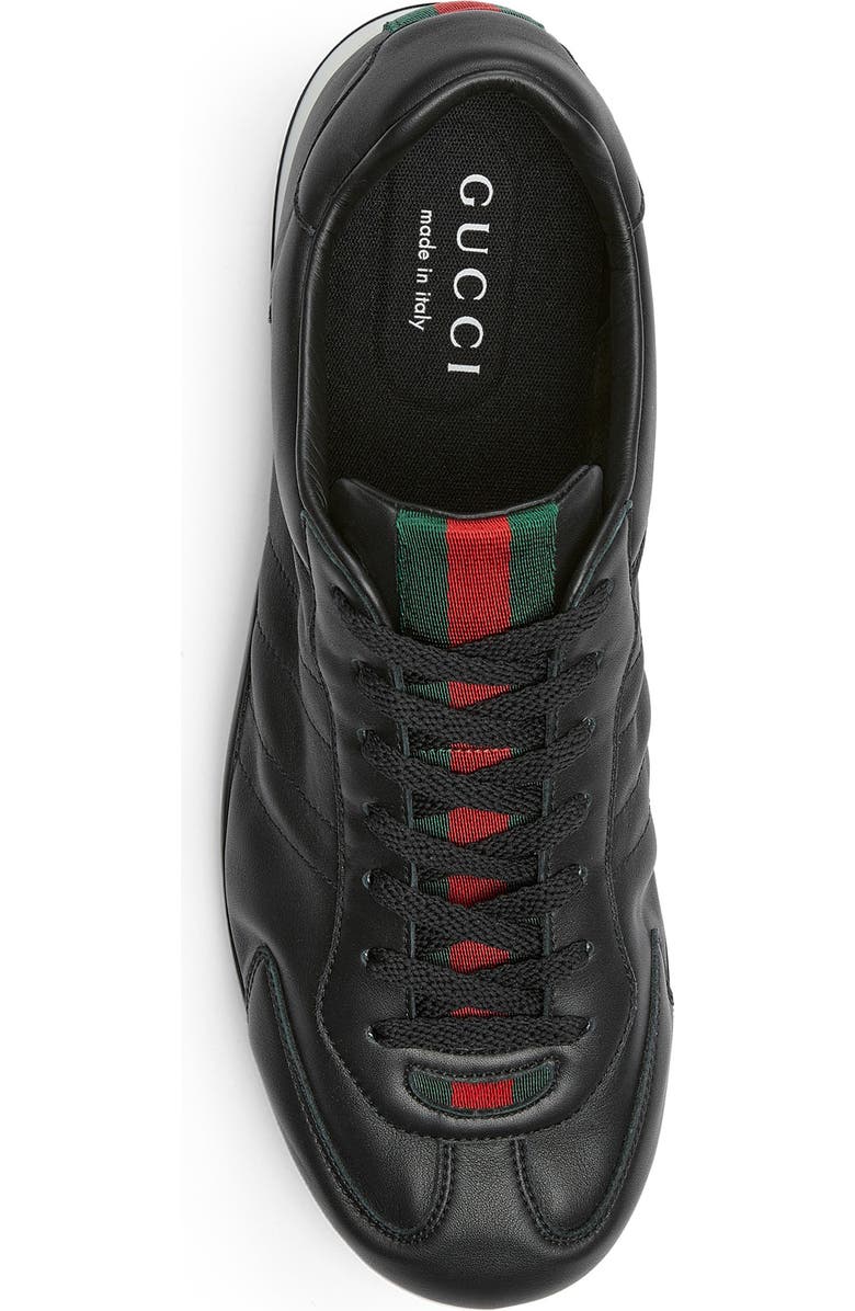 Gucci Elan Low Top Sneaker, Alternate, color, Black
