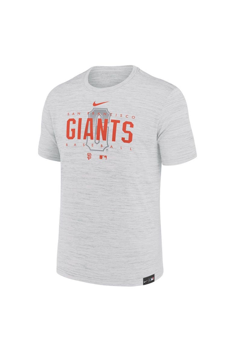Men's Nike Gray San Francisco Giants City Connect Velocity Practice Performance T-Shirt, Alternate, color, Gray