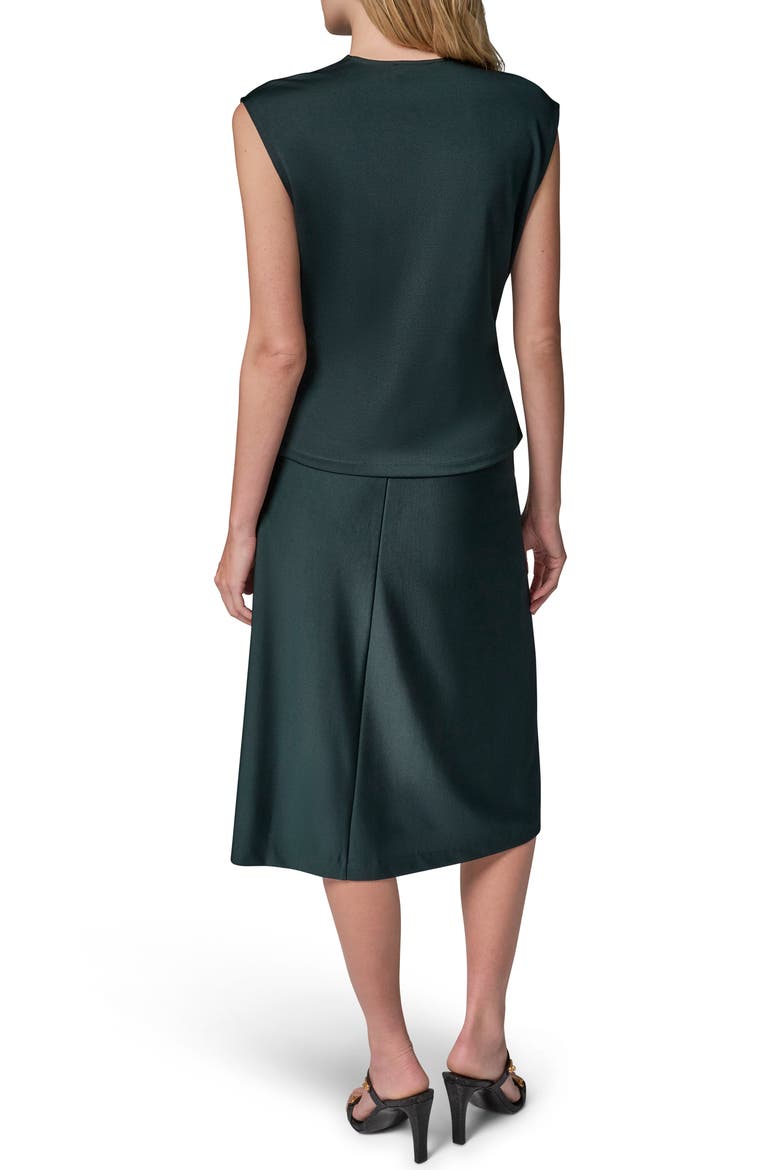Faux Wrap Sleeveless Top, Alternate, color, BLACK FOREST