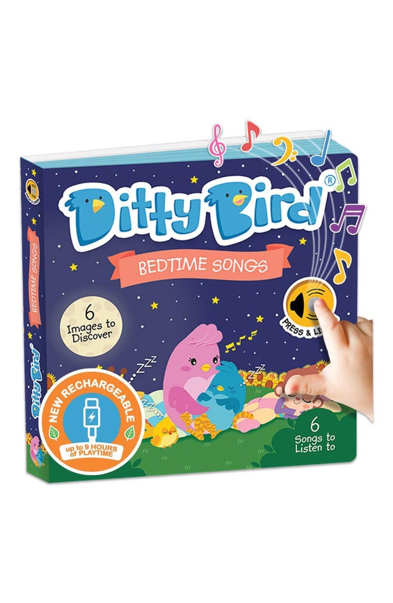 Ditty Bird Bedtime and Nursery Rhyme Song Books - Set of 2, Alternate, color,