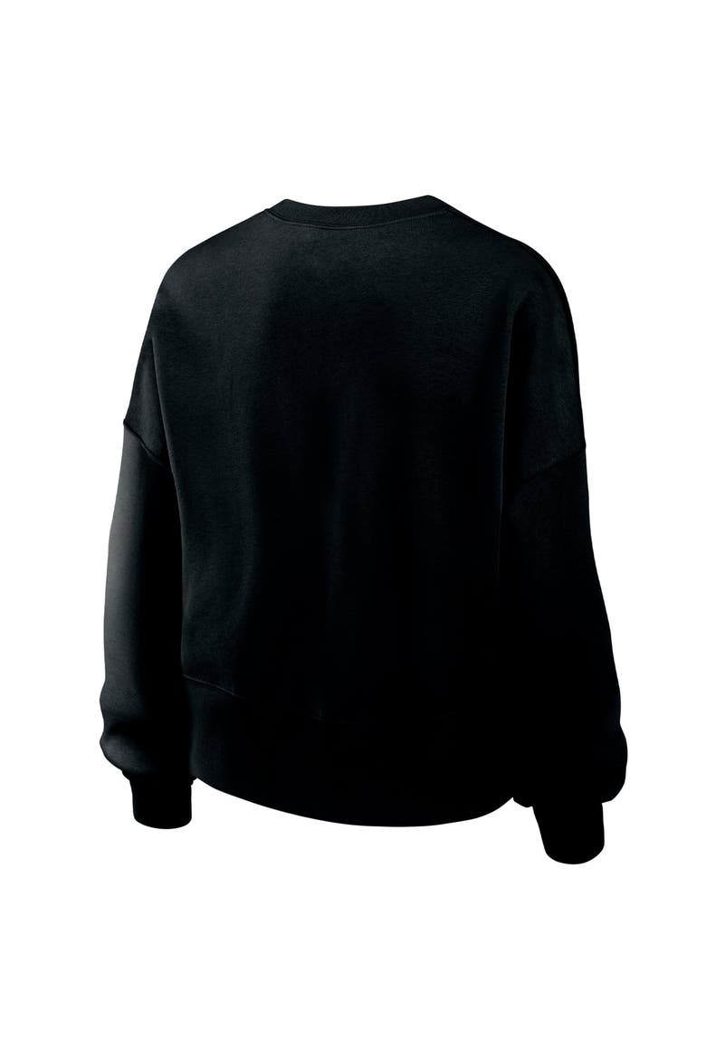 Women's Nike Black Baylor Bears Phoenix Fleece Pullover Sweatshirt, Alternate, color, Black