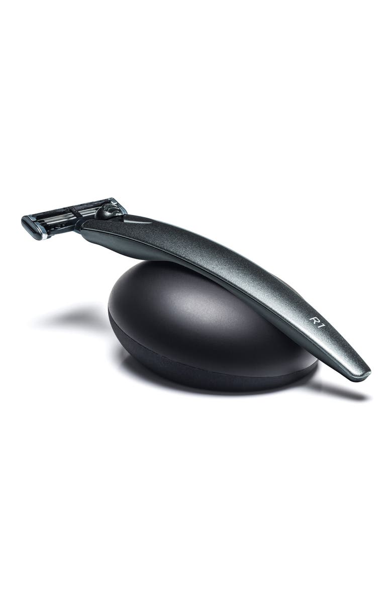 R1 Triple Razor, Razor Stand & Case Set, Main, color, GRAPHITE