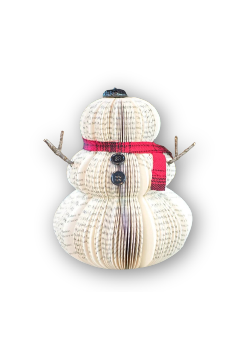Book Snowman, Alternate, color, Neutral