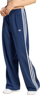 adidas Originals Pinstripe Wide Leg Track Pants