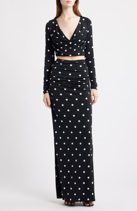 Rafaela Two-Piece Crop Top & Maxi Skirt Set