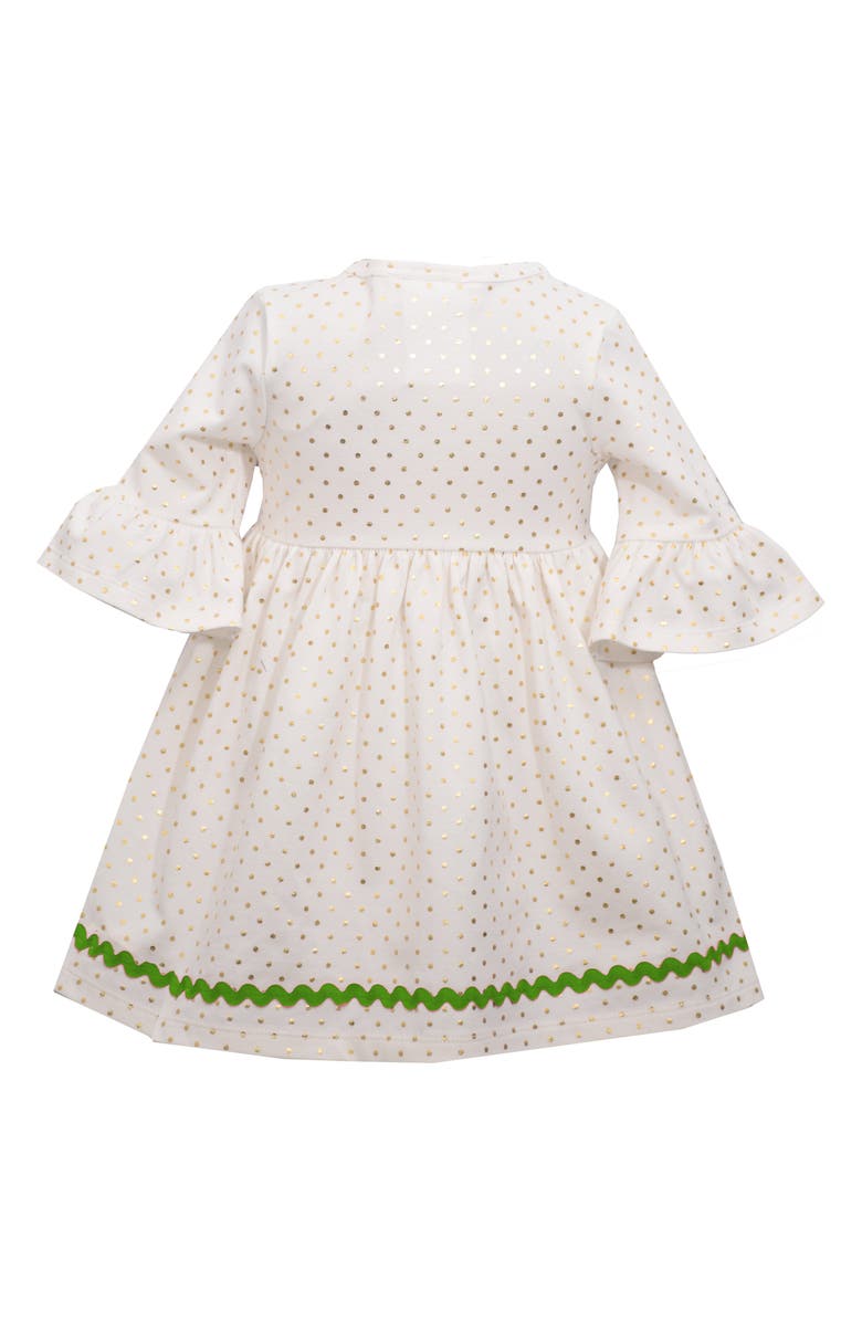 Bonnie Jean Kids' Deericorn Appliqué Dress, Alternate, color, Ivory
