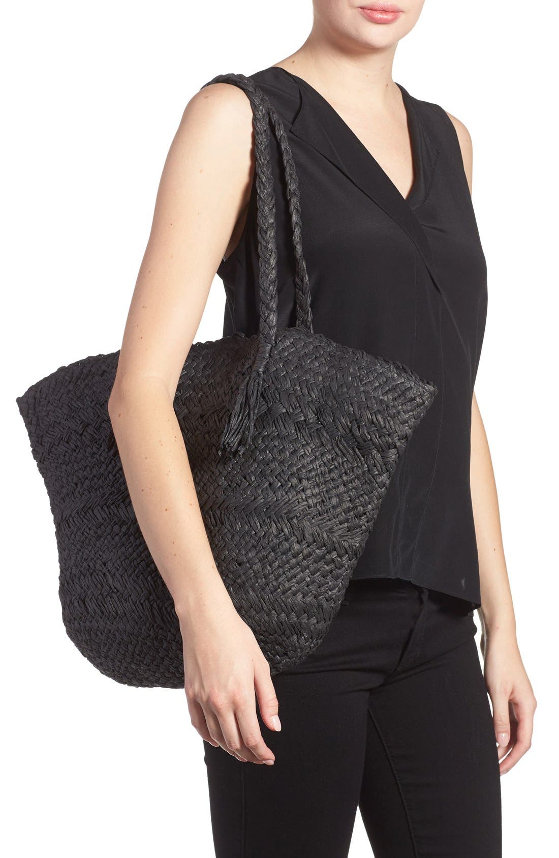 Phase 3 Woven Straw Tote, Alternate, color, 