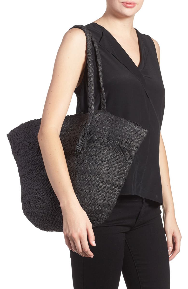 Phase 3 Woven Straw Tote, Alternate, color,