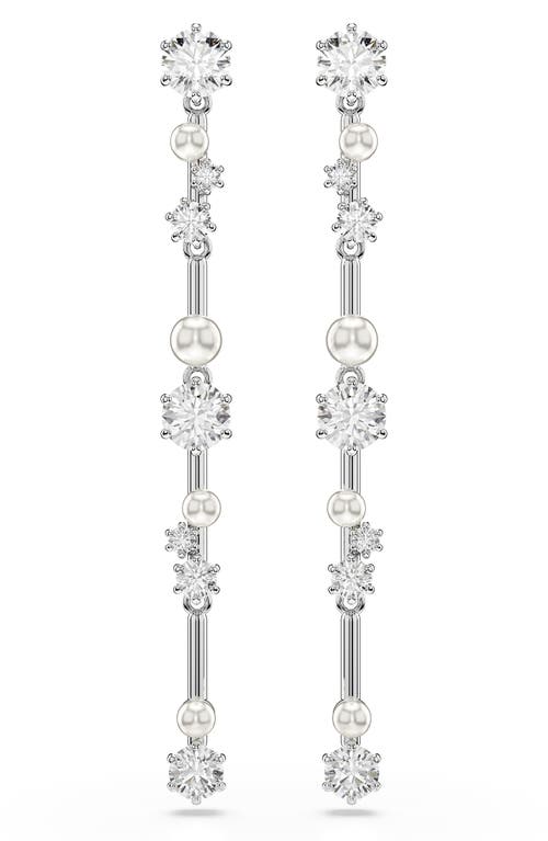 Swarovski Constella Drop-ohrhänger In White/silver