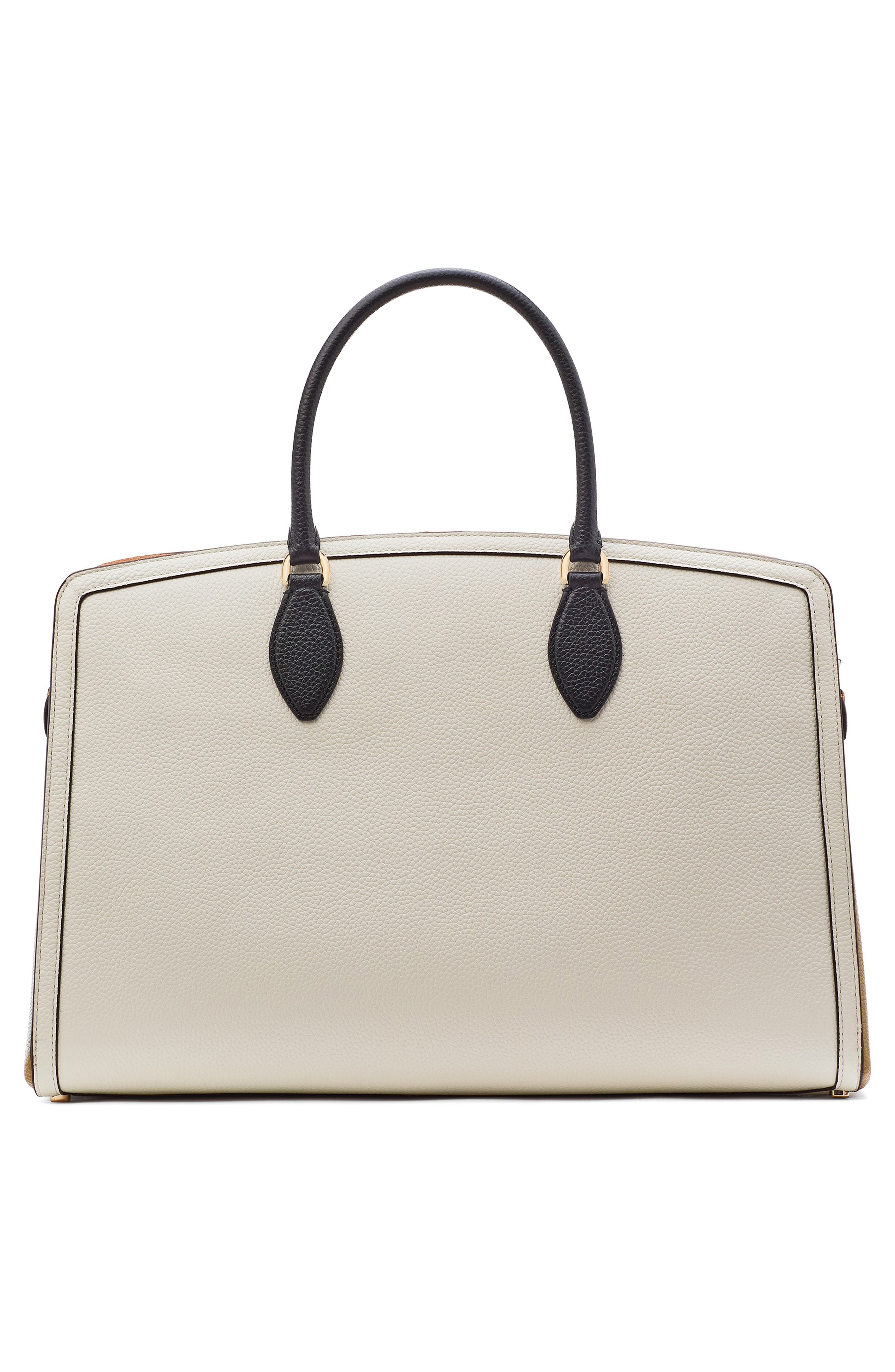 Kate Spade New York hudson colorblock pebble leather satchel, Alternate, color, 