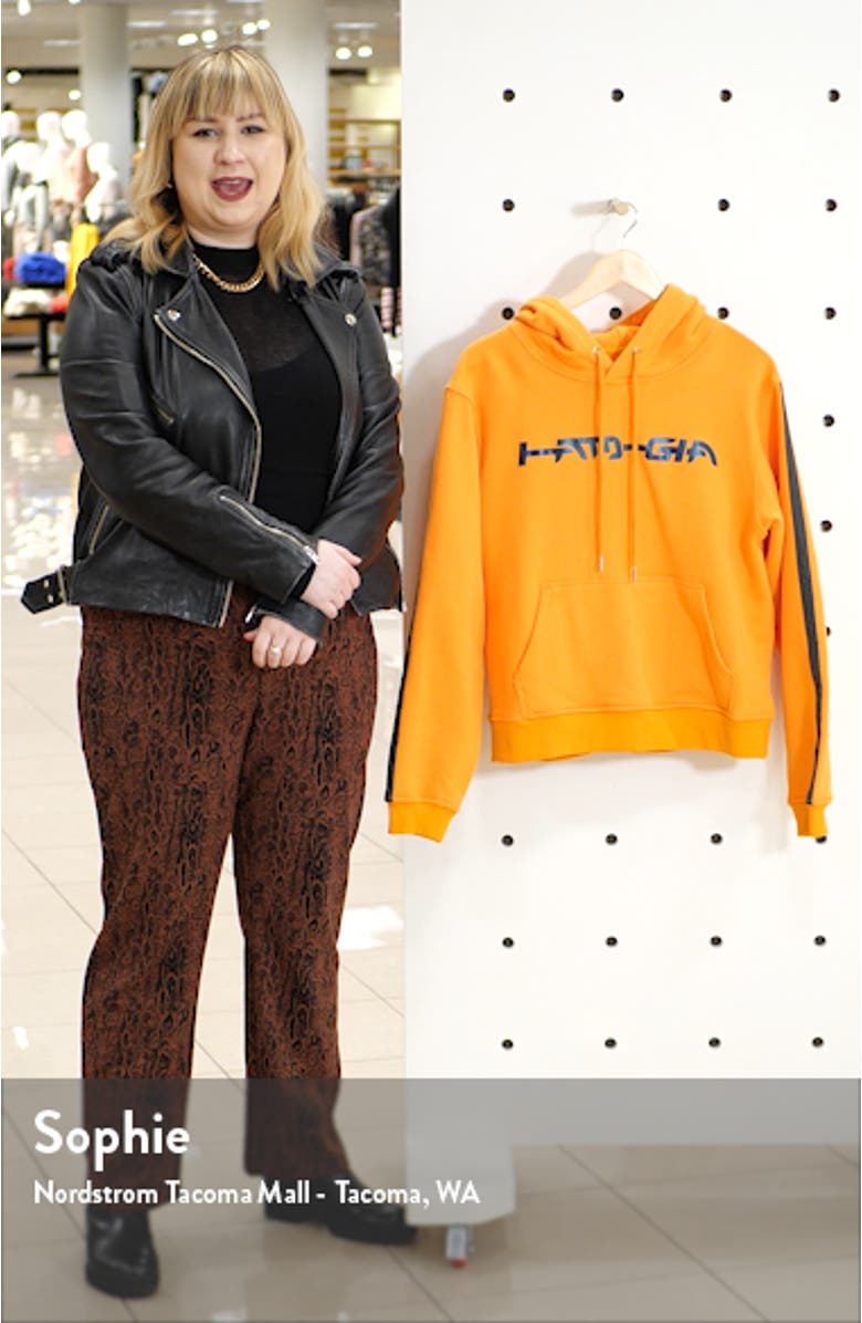 Zandra Logo Cotton Hoodie, sales video thumbnail