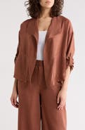 MAX STUDIO Textured Drape Jacket