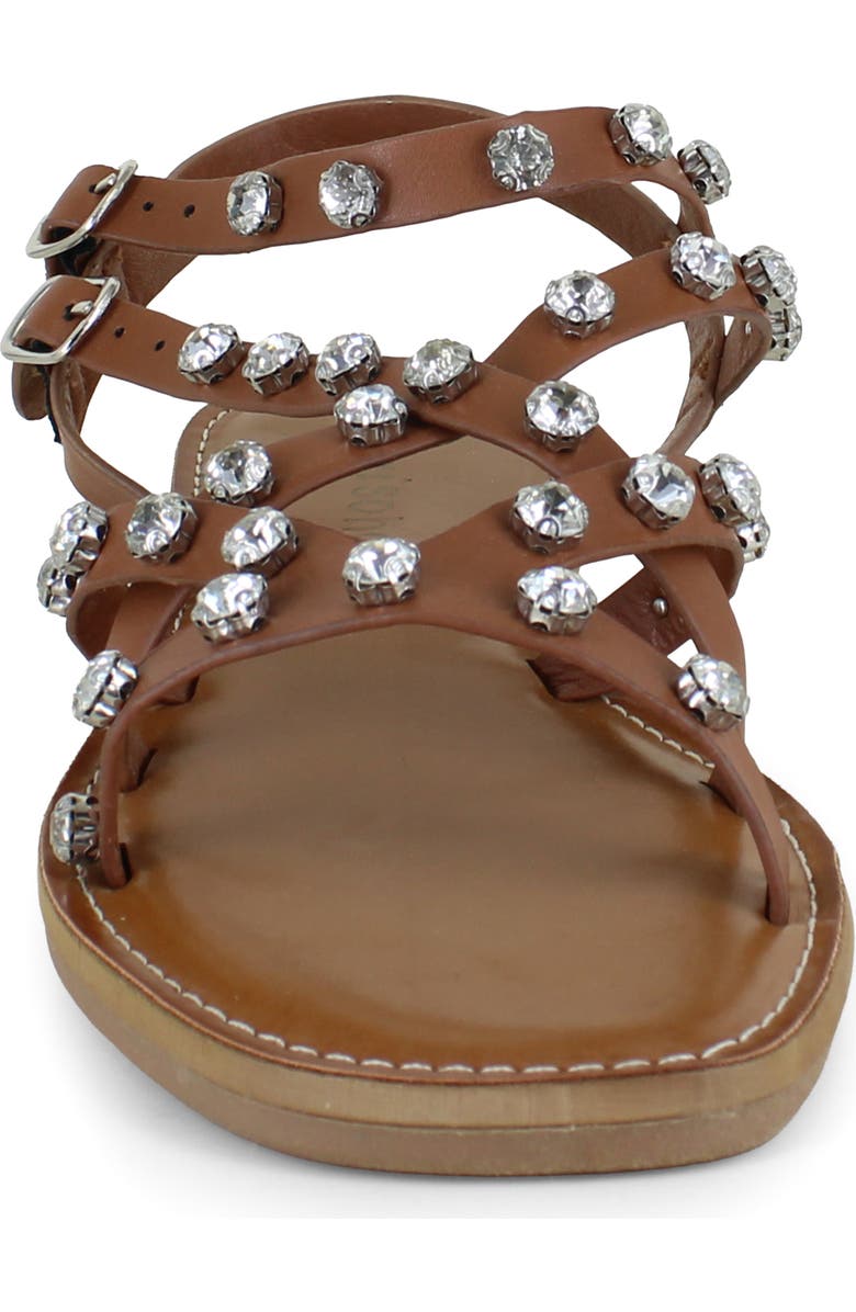 ZIGISOHO Rhinestone Strappy Sandal, Alternate, color,
