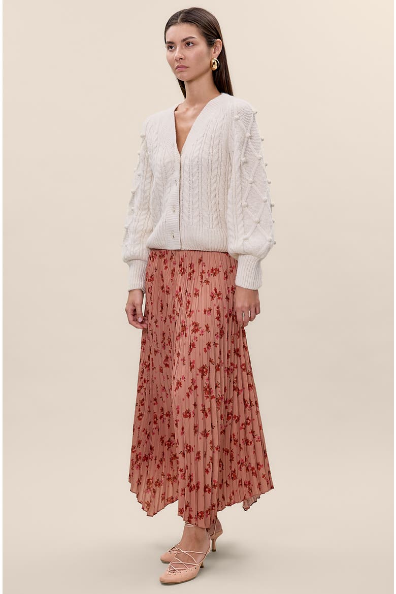 Celeste Skirt, Alternate, color, Persimmon Multi