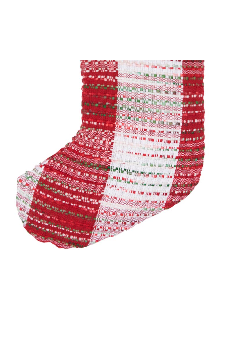 C&F Home Christmas Woven Mélange Hanging Christmas Stocking 20", Alternate, color, Red