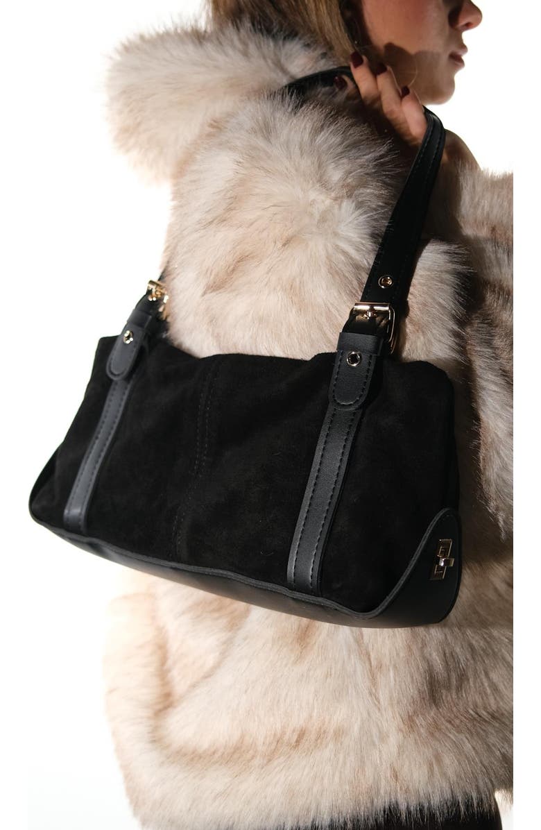 Forever & Always Shoes NERINA Leather Shoulder Bag, Alternate, color,