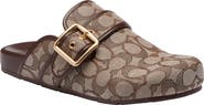 COACH Archival Signature Jacquard Buckle Clog