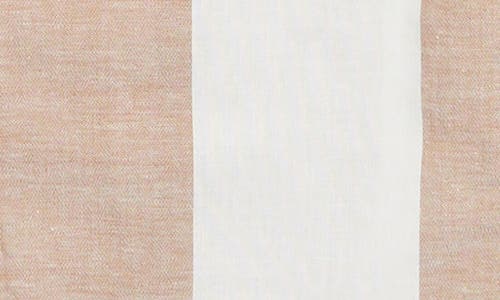 Sovereign Code Kids' Button Front Woven Shirt In Awning/tobacco Stripe