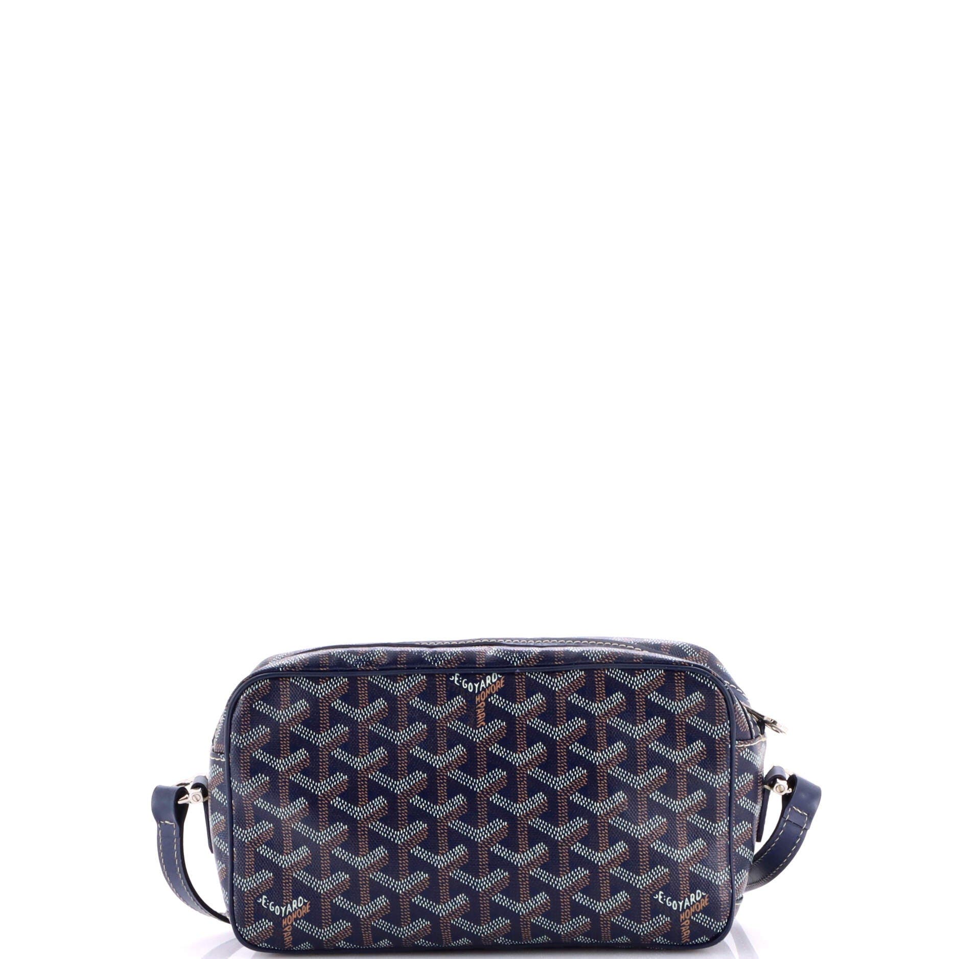 Pre-Owned Goyard Cap Vert Bag Coated Canvas, Alternate, color, Blue