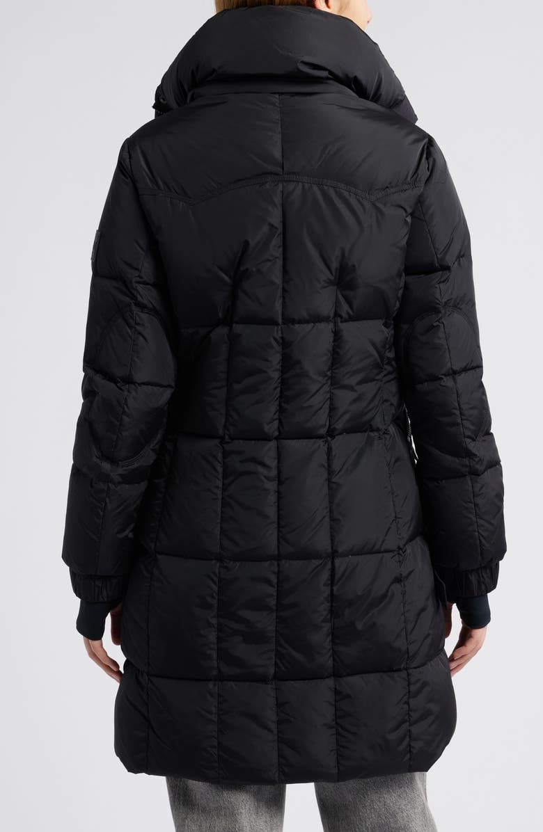 SAM. Luxe Highway Down Puffer Jacket with Genuine Shearling Trim, Alternate, color, 