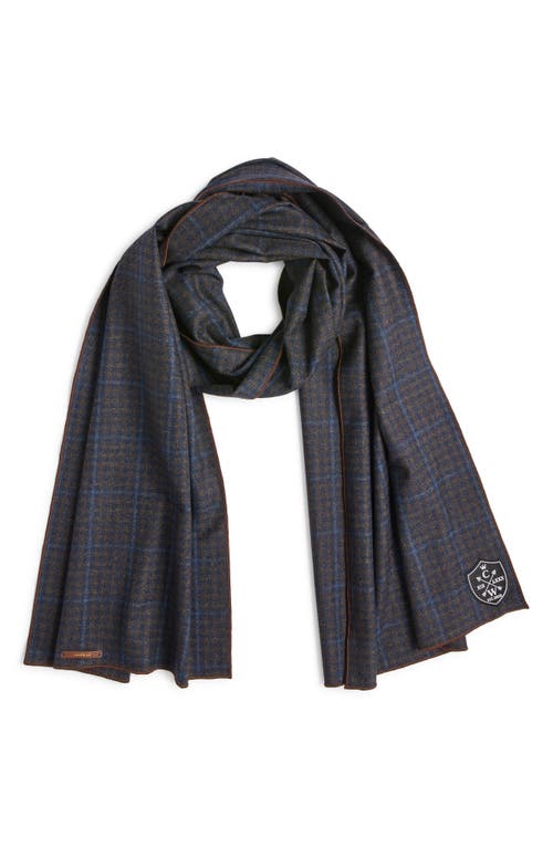 Clifton Wilson Wool Scarf In Black