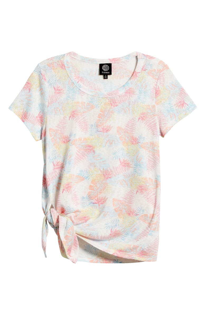 Bobeau Side Tie T-Shirt, Alternate, color,