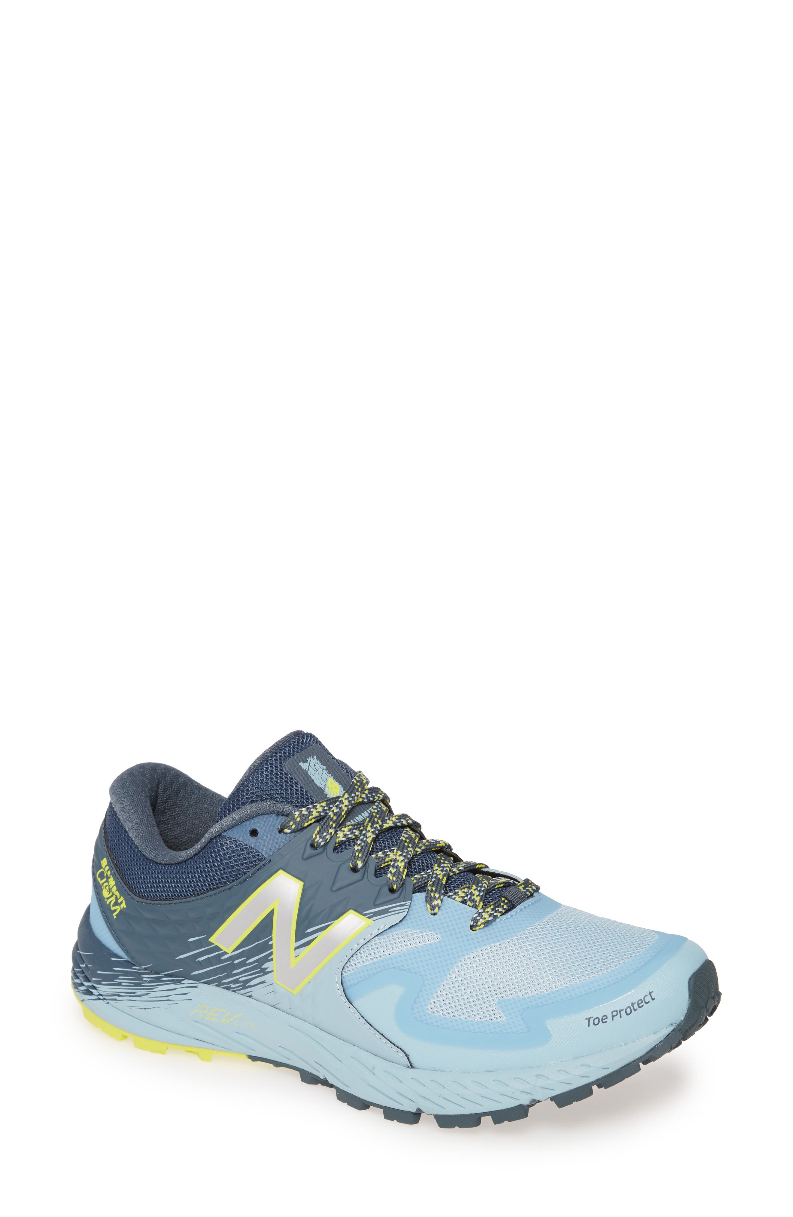 New Balance Summit Q.O.M. Trail Running Shoe, Main, color, 