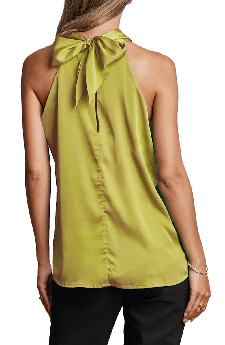 Angel Maternity Halter Maternity Blouse, Alternate, color, Lime