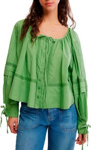 Free People La Lune Cotton Top