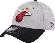 New Era Men's New Era Heather Gray/Black Miami Heat Active Digi-Tech Two-Tone 9FORTY Adjustable Hat