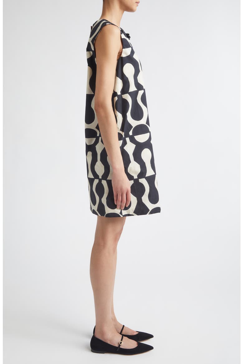 Sumero Shift Dress, Alternate, color, BLACK
