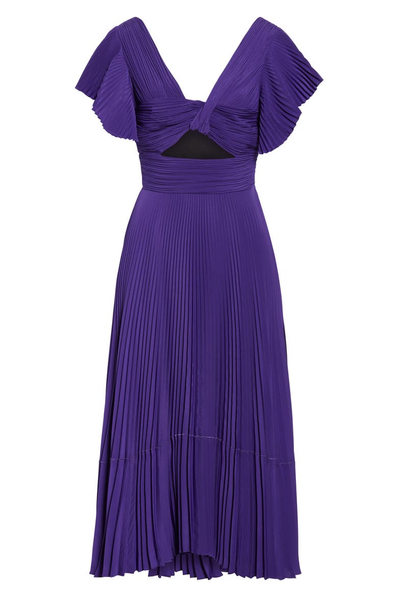 Sorrento Midi Dress, Alternate, color, VIOLET