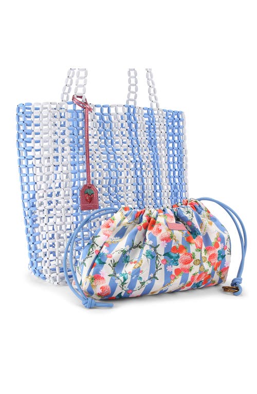 KURT GEIGER KURT GEIGER LONDON KENSINGTON RAINBOW BEADED SHOPPER