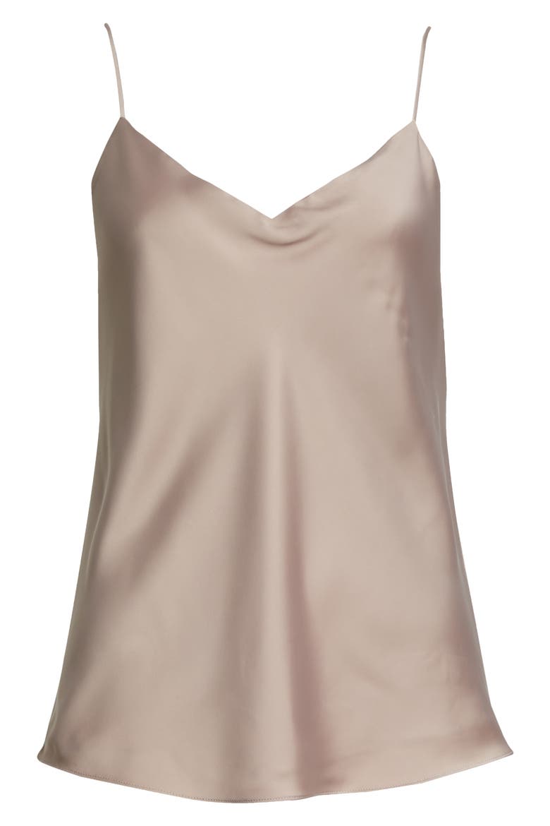 Kora Satin Camisole, Alternate, color, BARK
