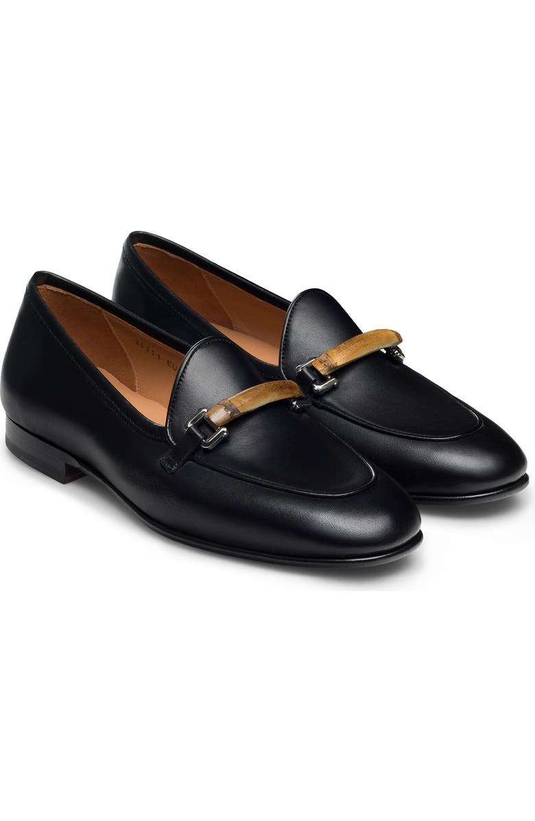 Magnanni Sienna Luck Loafer, Main, color, Black