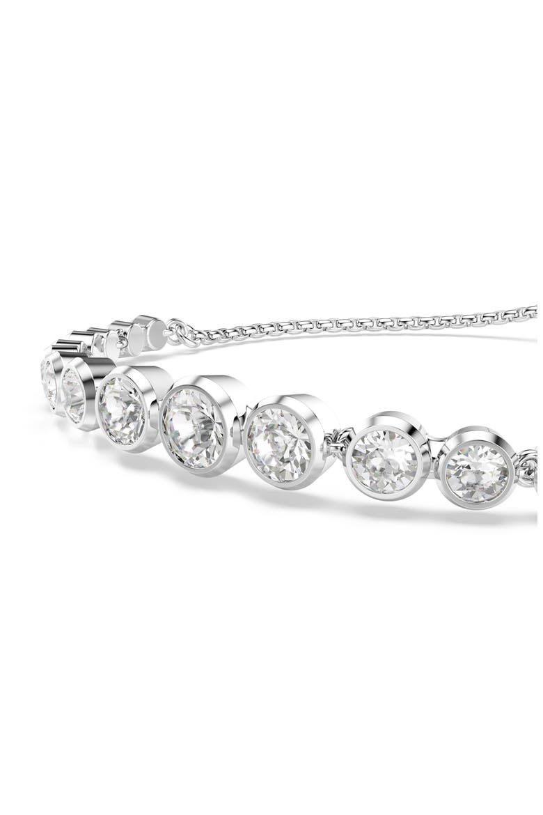 Imber Crystal Slider Bracelet, Alternate, color, CRYSTAL/ SILVER