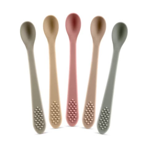 Silicone Baby Spoon Set  5 Piece