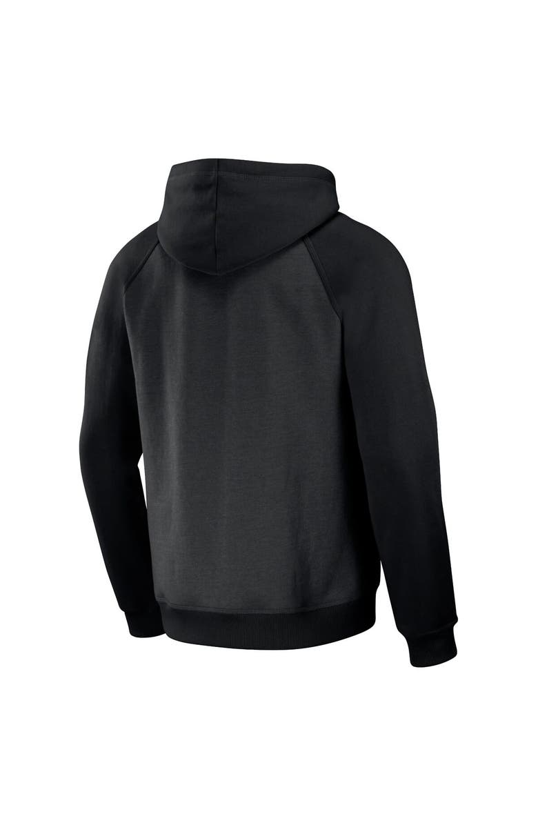 NFL X DARIUS RUCKER Men's NFL x Darius Rucker Collection by Fanatics Black Jacksonville Jaguars Raglan Full-Zip Hoodie, Alternate, color, 