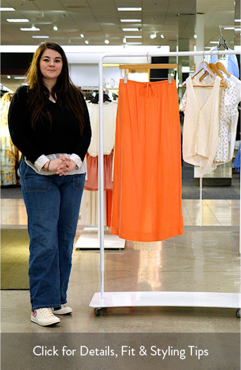Tie Waist Maxi Skirt